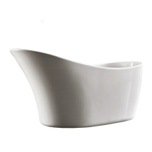 Modern Eco Friendly White Freestanding 1600x670x780mm Adult Acrylic Bathtub